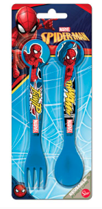 Juego de Cubiertos Blister Set/2  Spiderman