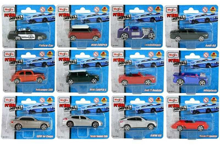 Mini Carritos de Metal Maisto en Blister Surt 3a+(150794)Displ/100unds