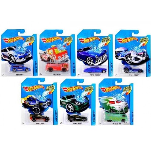 Carro Individual Color Shifters Hot Weels Surt/6 3a+