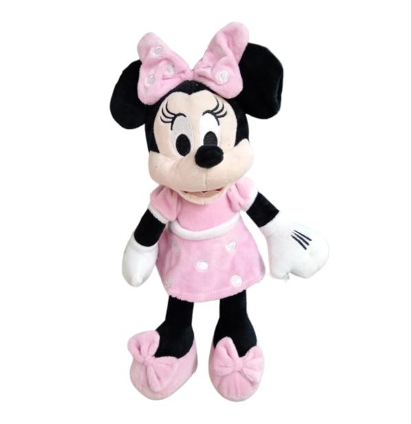 Peluche Disney Minnie Mouse Rosada 12" 3a+