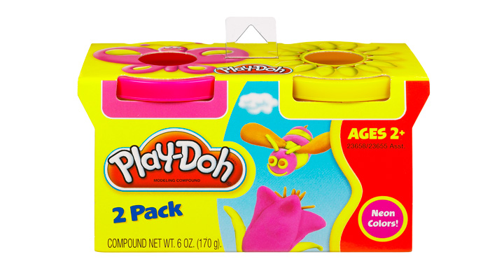 Plasticina Play-Doh 2Pack Surt/2 Color Neón 2A+