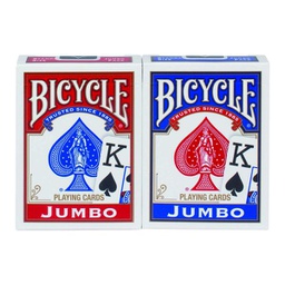 [NP88B2] Baraja Bicycle Jumbo Rojo-Azul Blister de 2 (60088)